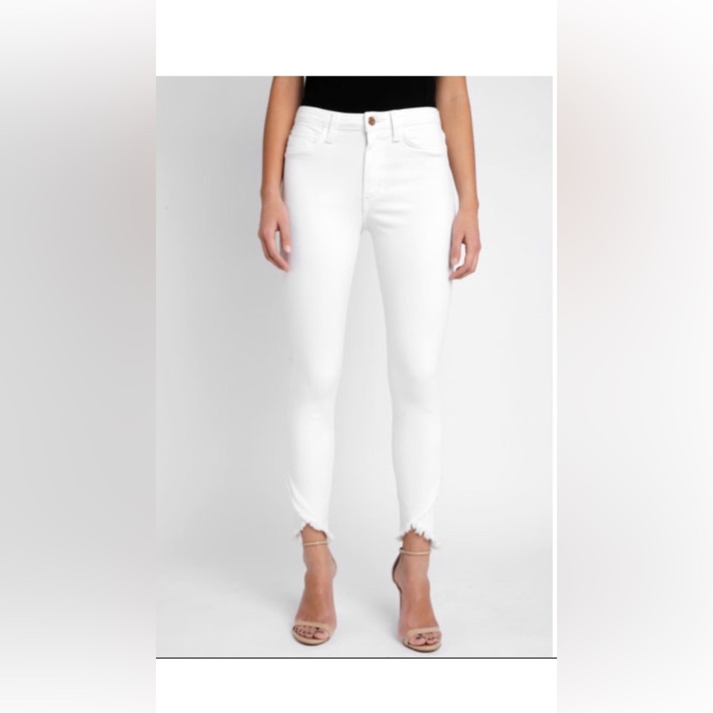 Joe's Jeans White Ankle Cropped Denim